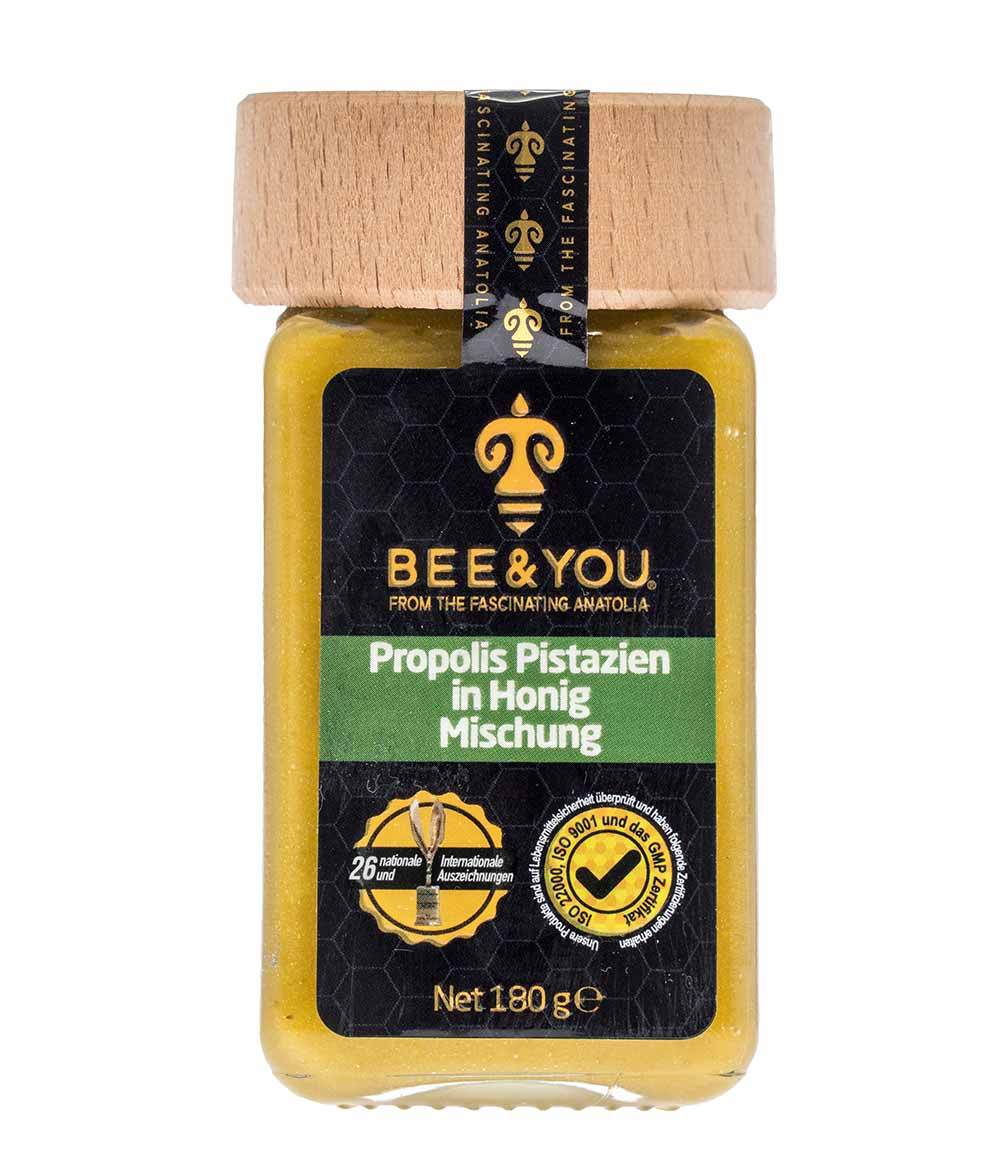 Propolis Pistazien in Honig Mischung - Bee and You Deutschland