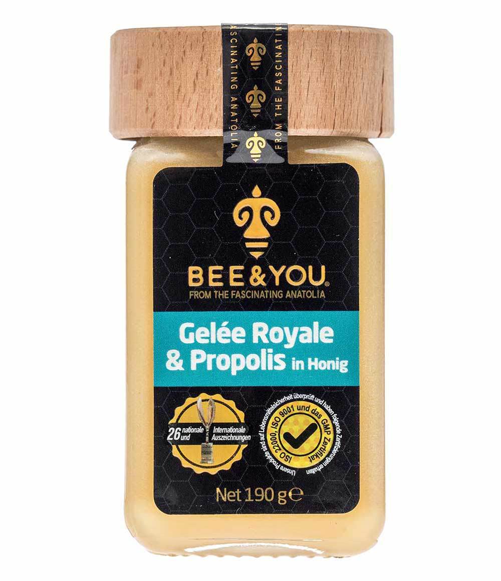 Gelée Royale &amp; Propolis in Honig - Bee and You Deutschland