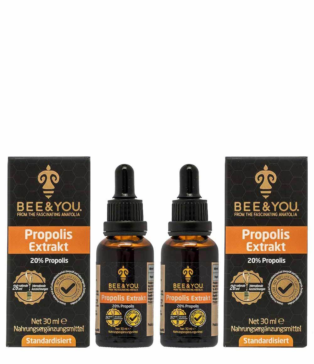 Propolis Extrakt Tinktur 20% - 30 ml x 2 - Bee and You Deutschland