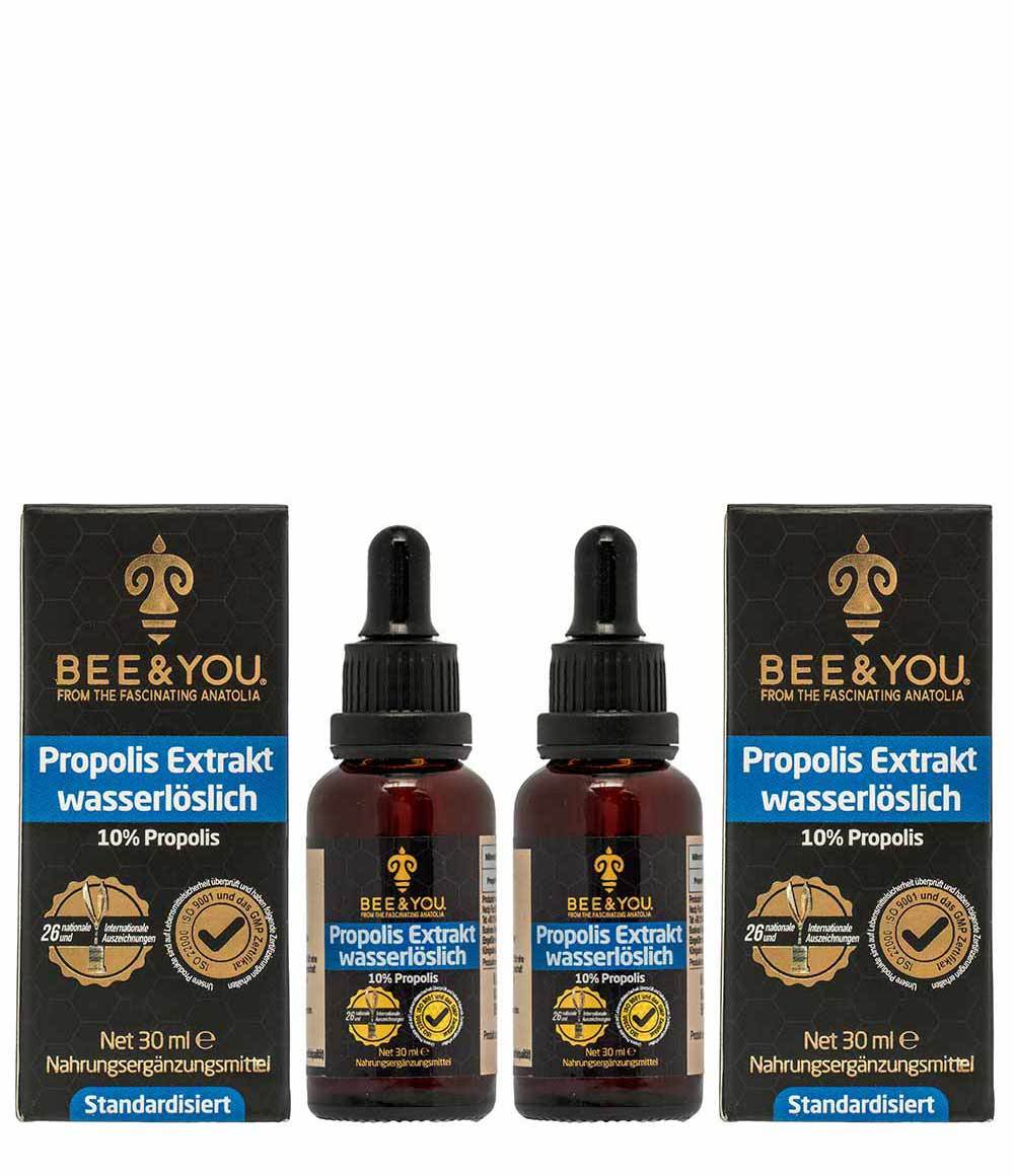 Propolis Extrakt Tinktur Wasserlöslich 10% x 2 - Bee and You Deutschland